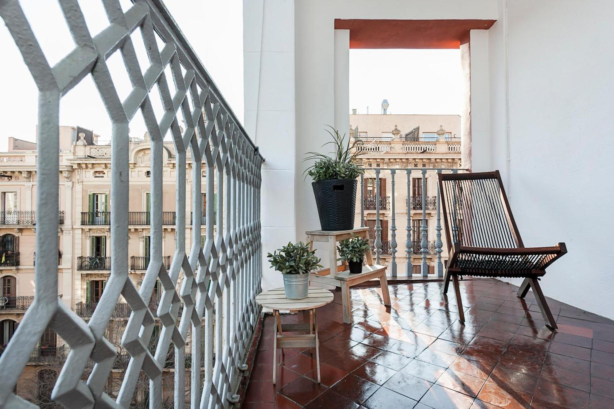 Beautiful Apartment With Terrace In Barcelona Exterior foto
