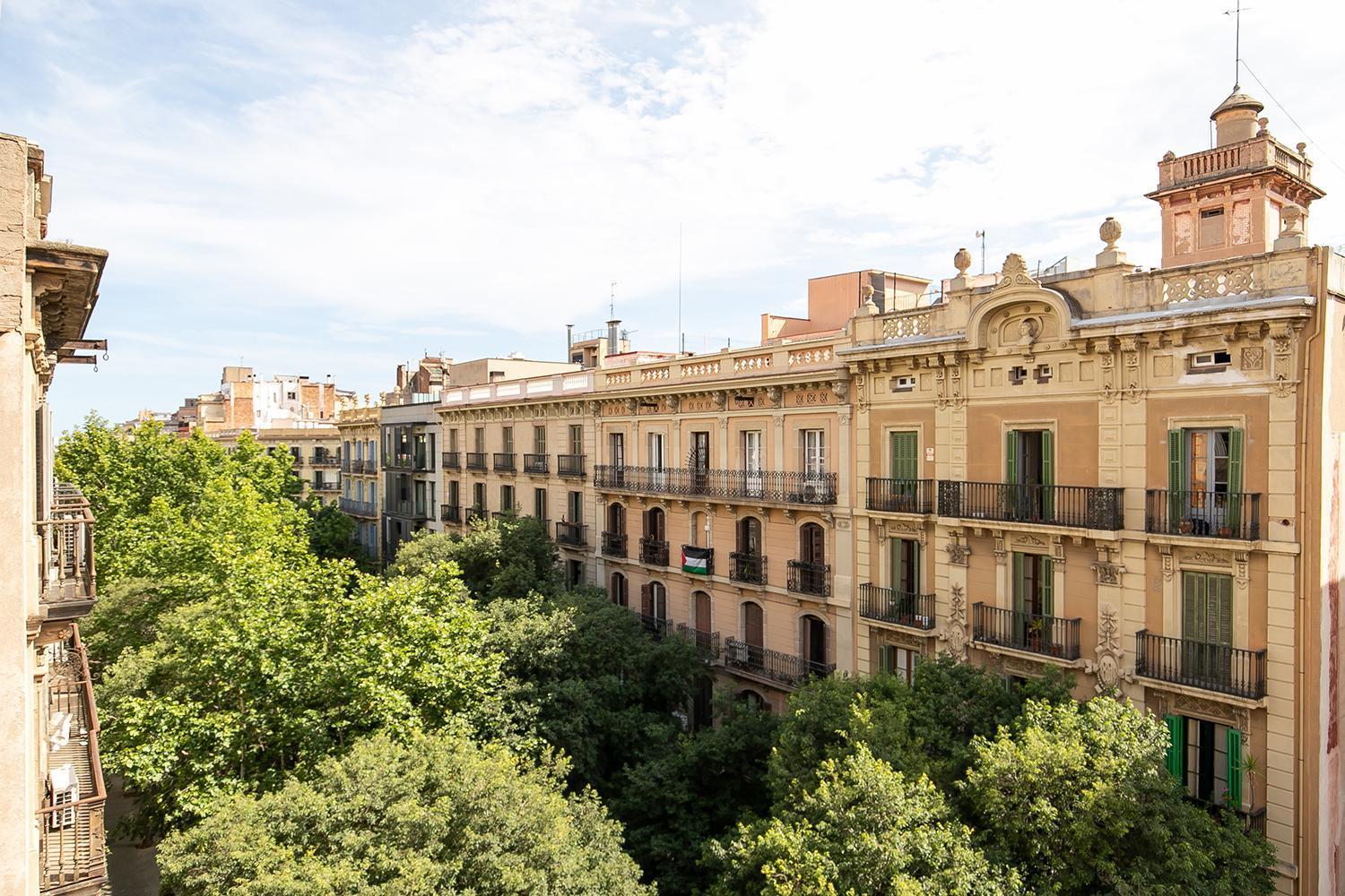Beautiful Apartment With Terrace In Barcelona Exterior foto